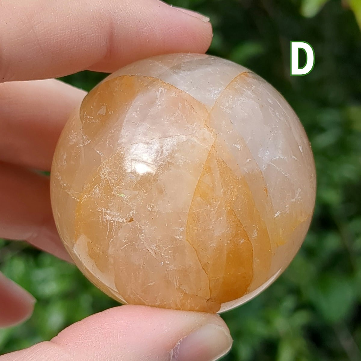 Golden Healer Sphere (4.8-5.5cm) - 150-199g from Green Door Living GHS06-005 D