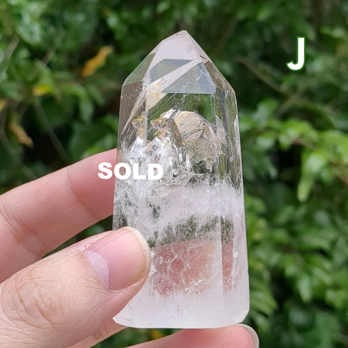 Clear Quartz Generator (6-10cm) - 100-149g from Green Door Living QCG06-007 J