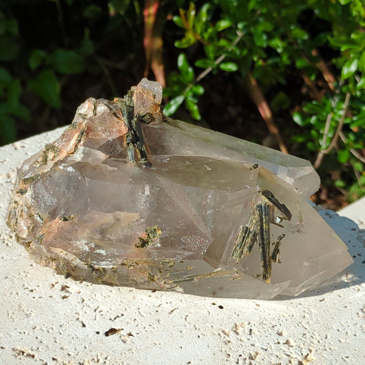 Epidote Included Quartz (Green) (19cm) - 1.6kg from Green Door Living