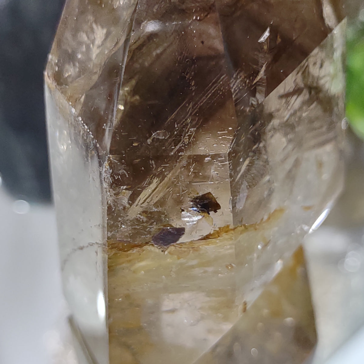 Inclusion Smoky Quartz Point - Very High Grade (7.9cm) - 203g from Green Door Living