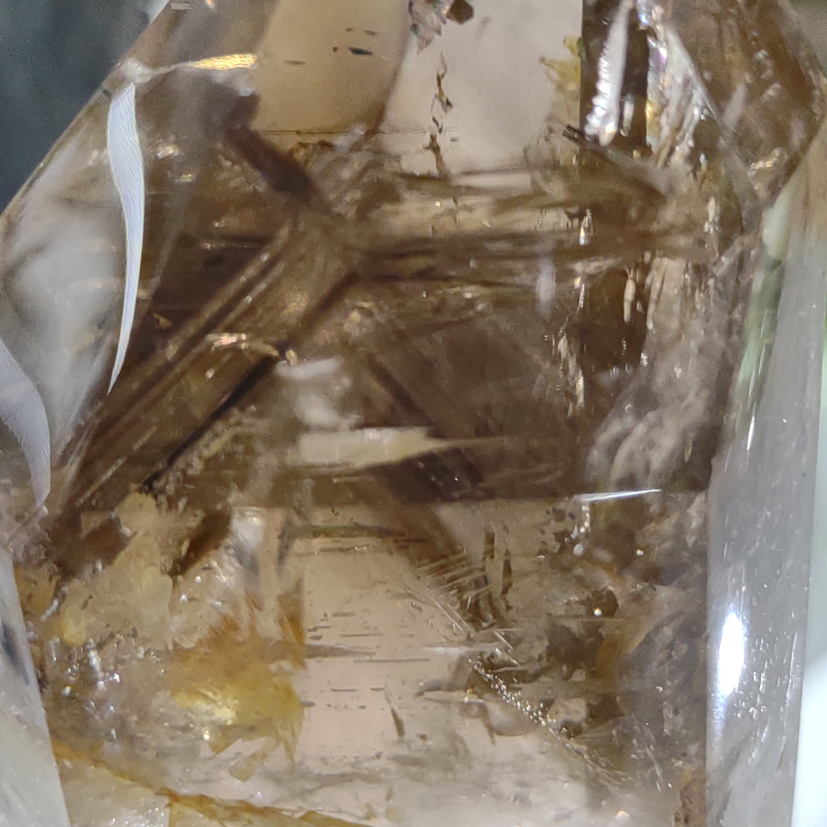 Inclusion Smoky Quartz Point - Very High Grade (7.9cm) - 203g from Green Door Living