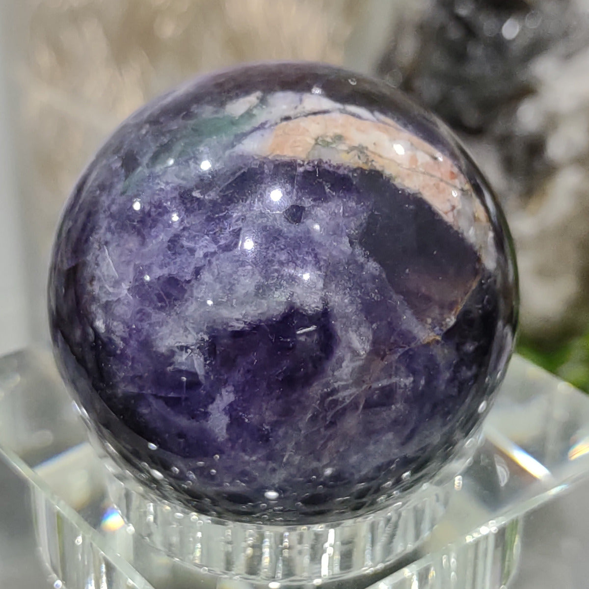 Rainbow Fluorite Sphere (5cm) - 202g