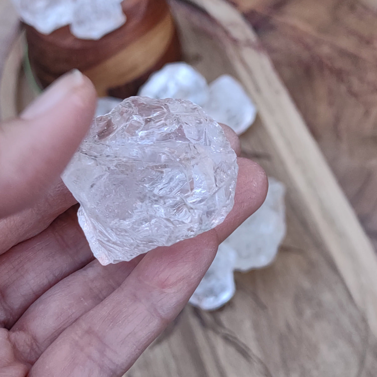 Clear Quartz Raw Chunks - 500g pack