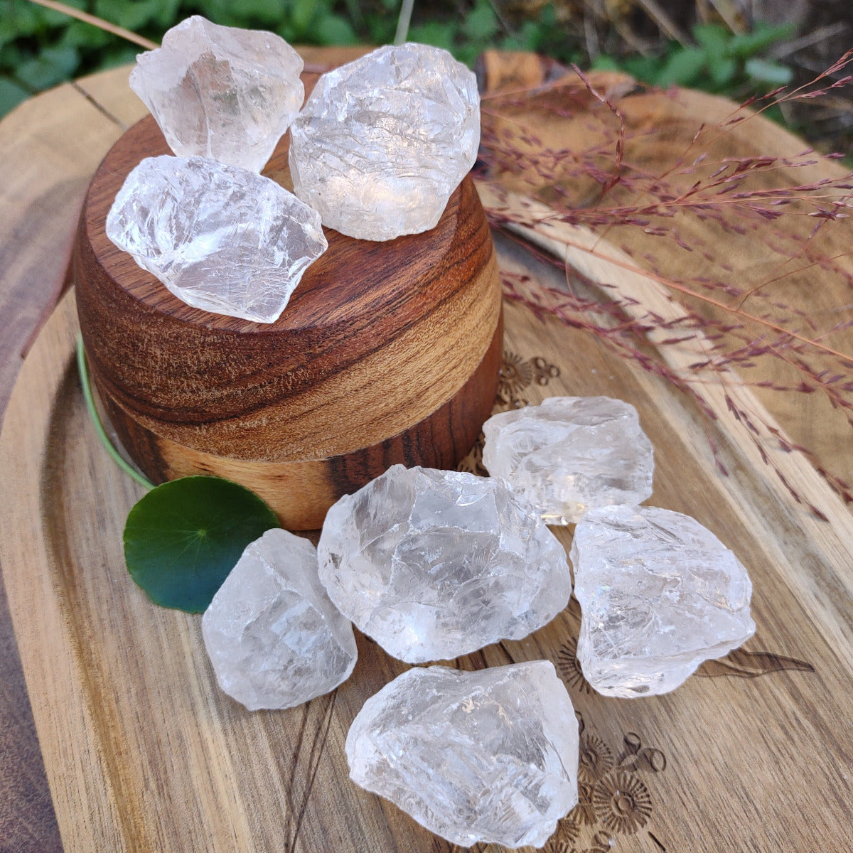 Clear Quartz Raw Chunks - 250g pack