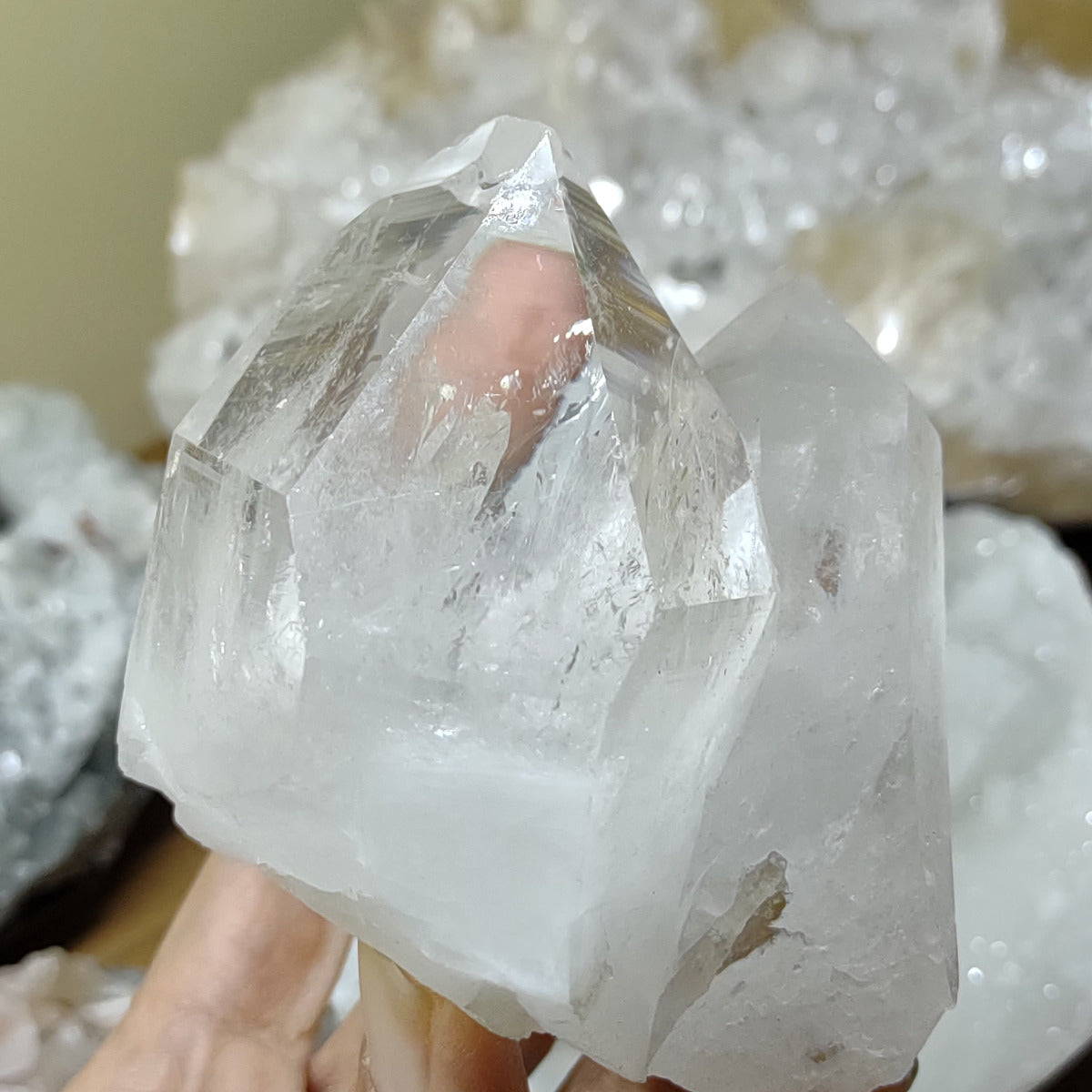 Clear Quartz Cluster (7.2cm) - 279g (Reduced - Chip on points)