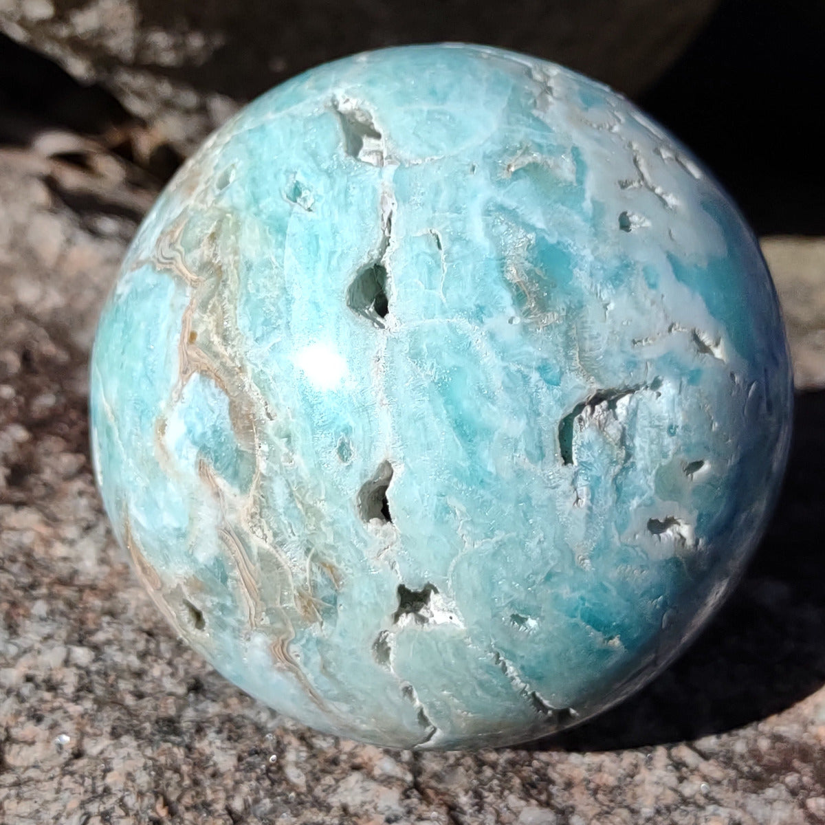 Aragonite Sphere (7.5cm) - 567g