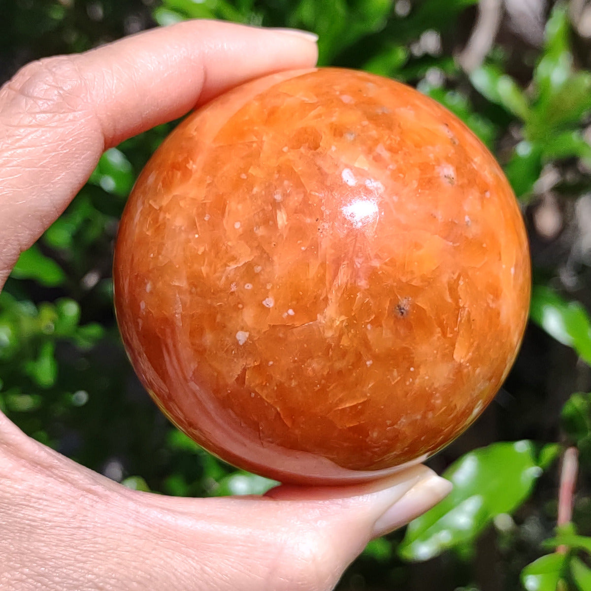 Sunstone Sphere (6.5cm) - 388g