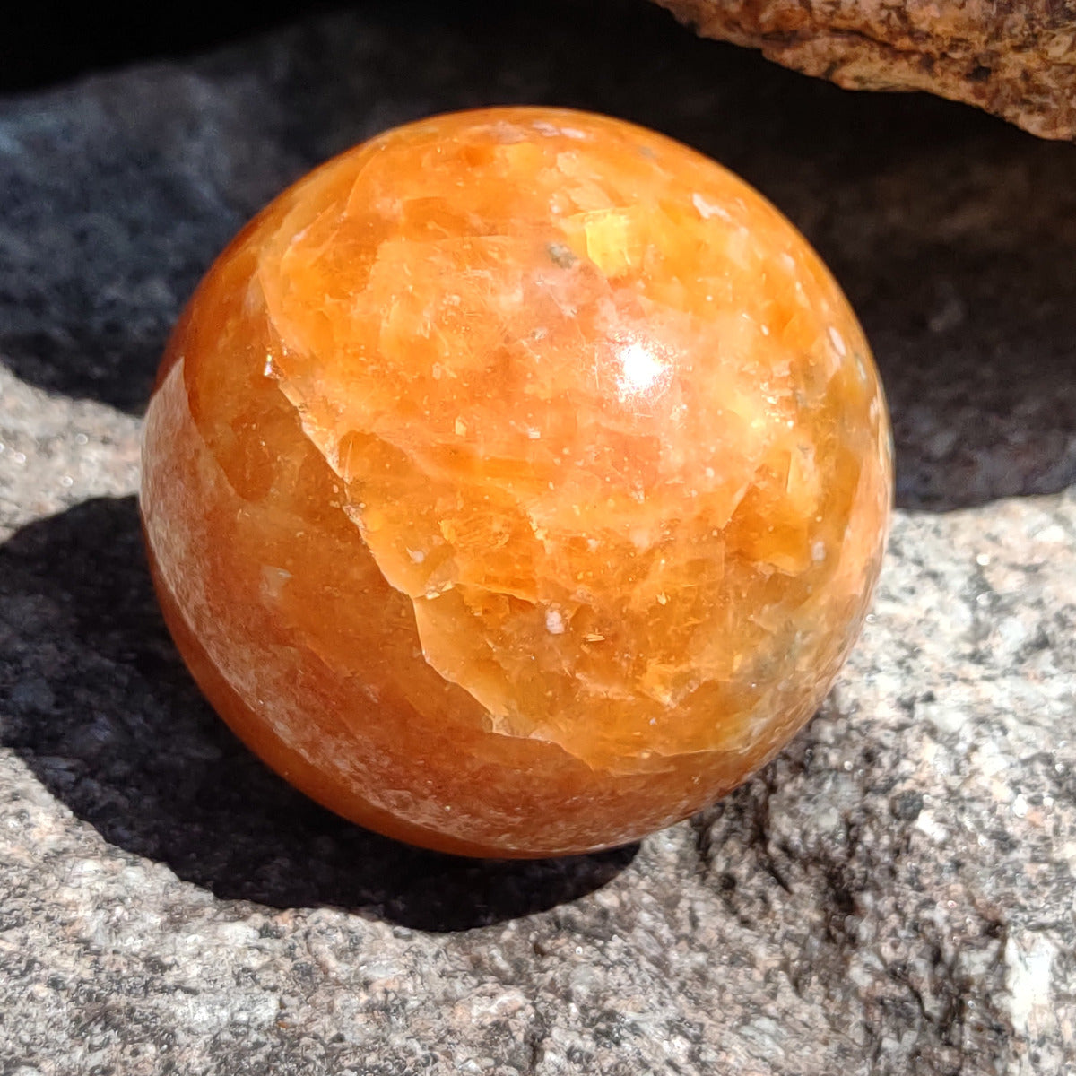 Sunstone Sphere (6.5cm) - 388g