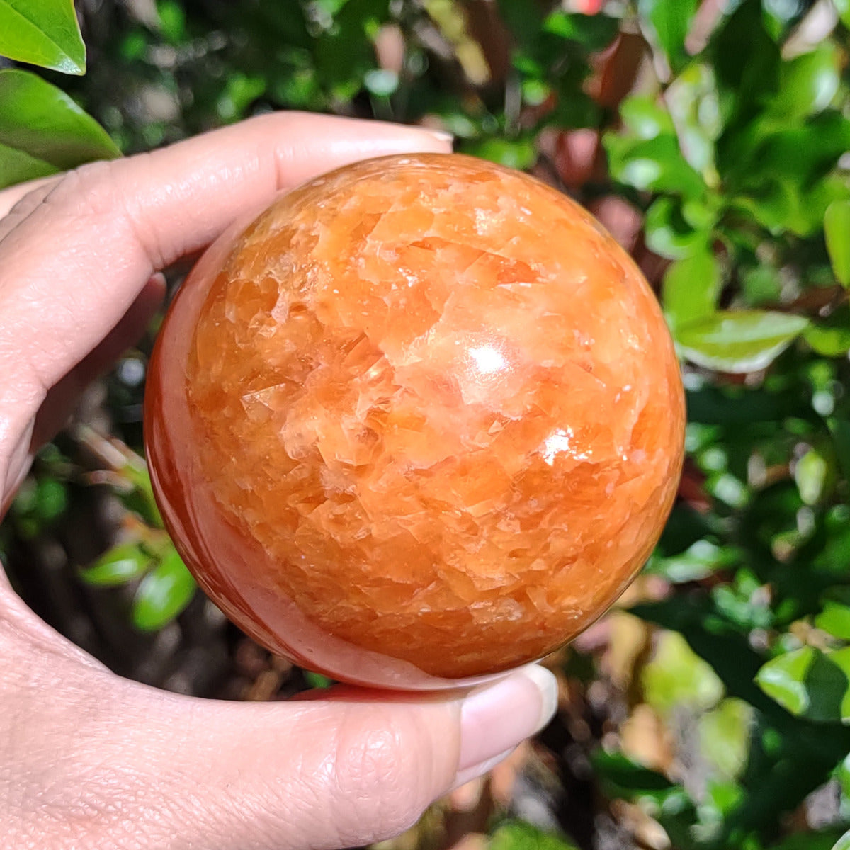 Sunstone Sphere (6.4cm) - 381g